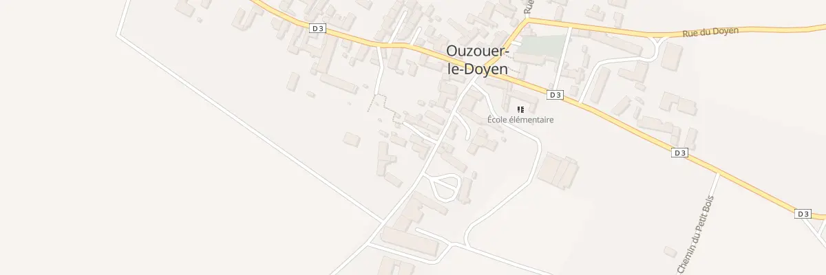 Plan du 12 Rue du Château à Ouzouer-le-Doyen