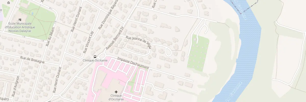 Plan du 32 Rue Jeanne de Segla à Muret