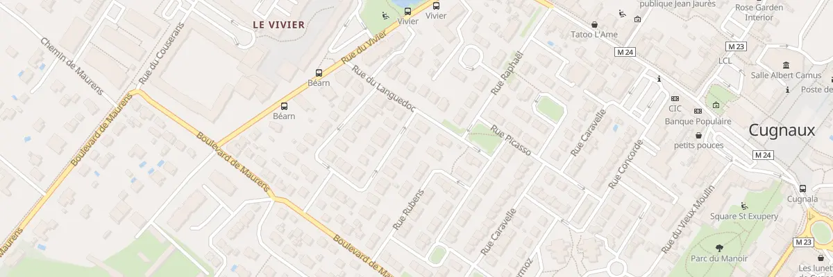 Plan du 3 Rue de Gascogne à Cugnaux