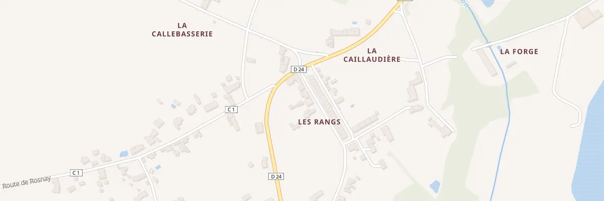 Plan du 4 Les Rangs à Vendœuvres