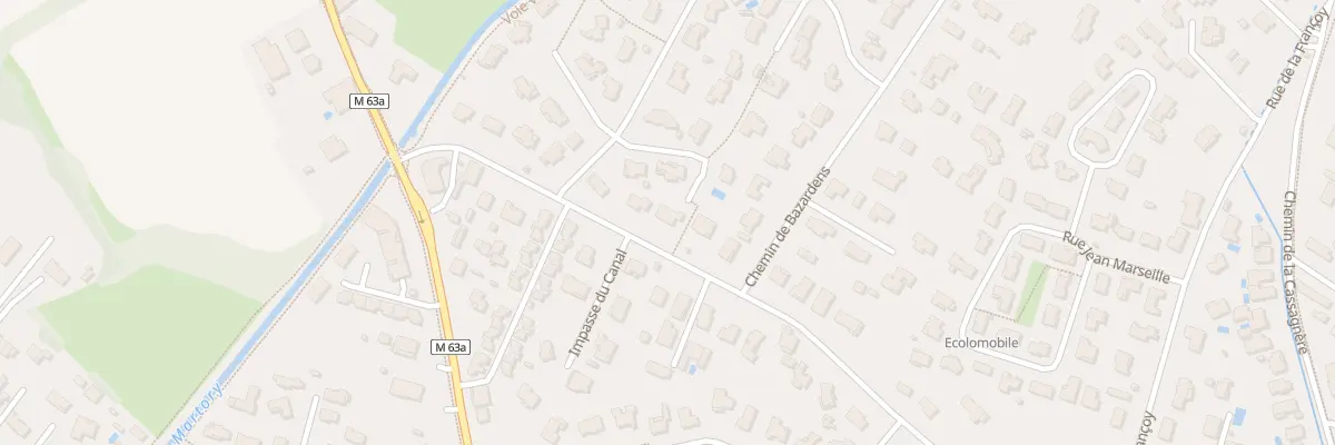 Plan du 72 Rue du Petit Barry à Cugnaux