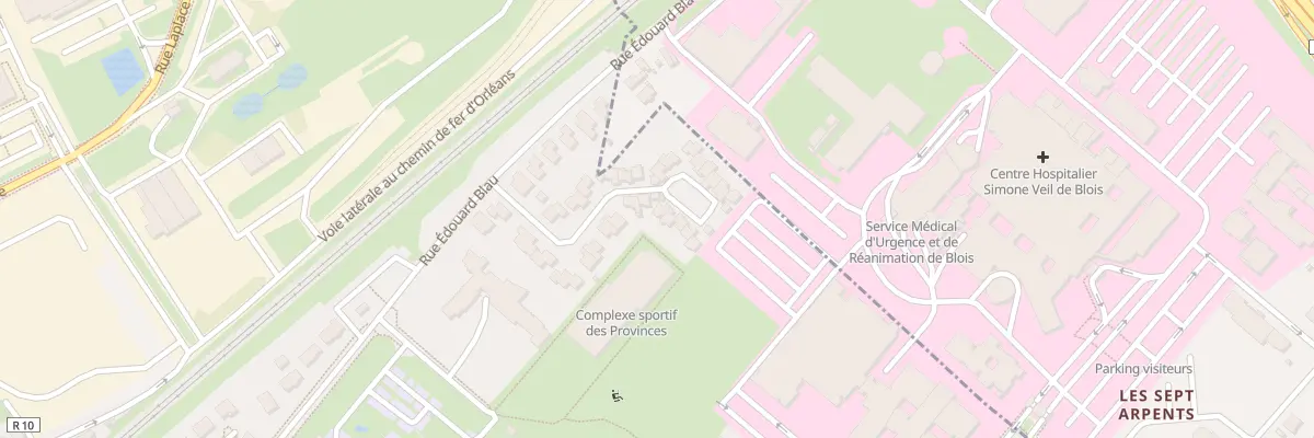 Plan du 21 All de la Pierre Chanlie à Blois
