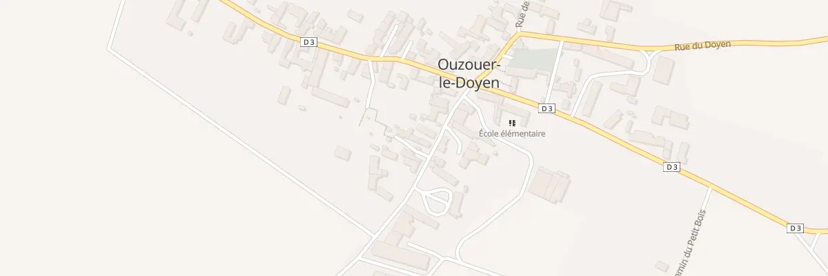 Plan du 8 Chem des Jardins à Ouzouer-le-Doyen