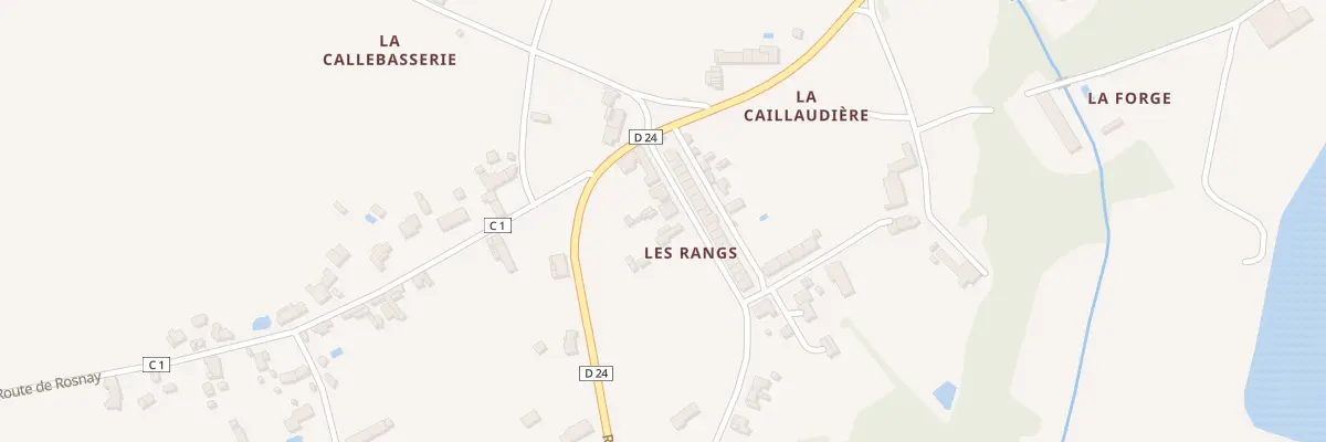 Plan du 6 Les Rangs à Vendœuvres