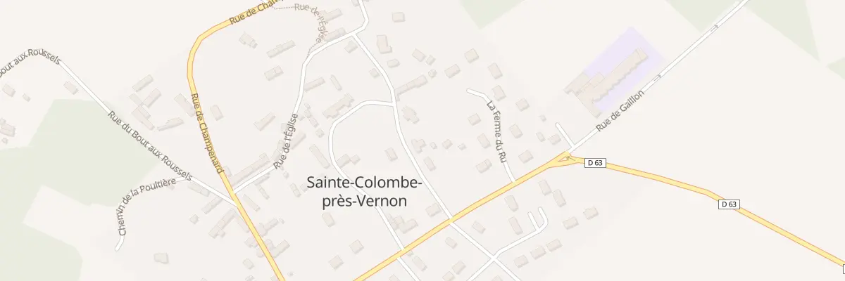 Plan du 8C Les Fourneaux à Sainte-Colombe-près-Vernon