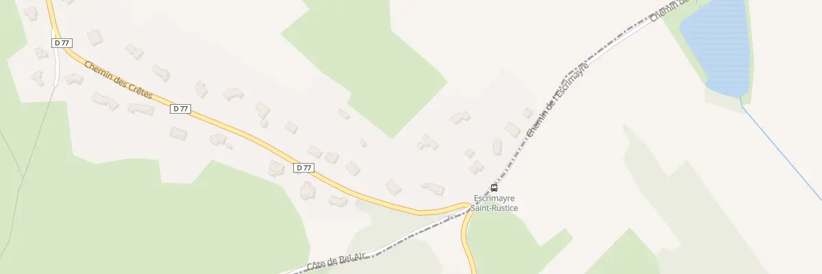 Plan du 5T Che de l’Escrimayre à Saint-Rustice