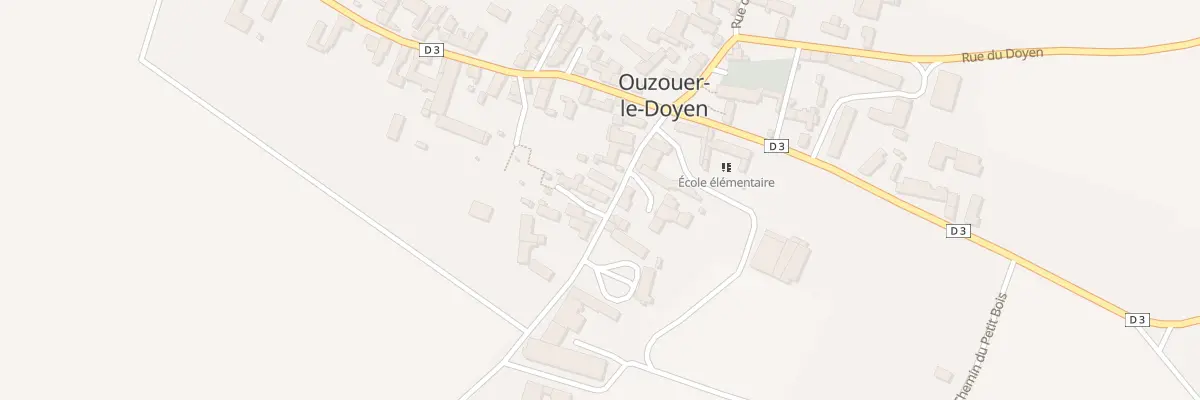 Plan du 6 Rue du Château à Ouzouer-le-Doyen