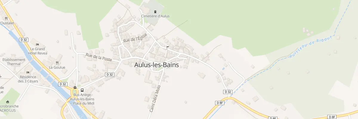 Plan du 2 Imp Sensubra à Aulus-les-Bains