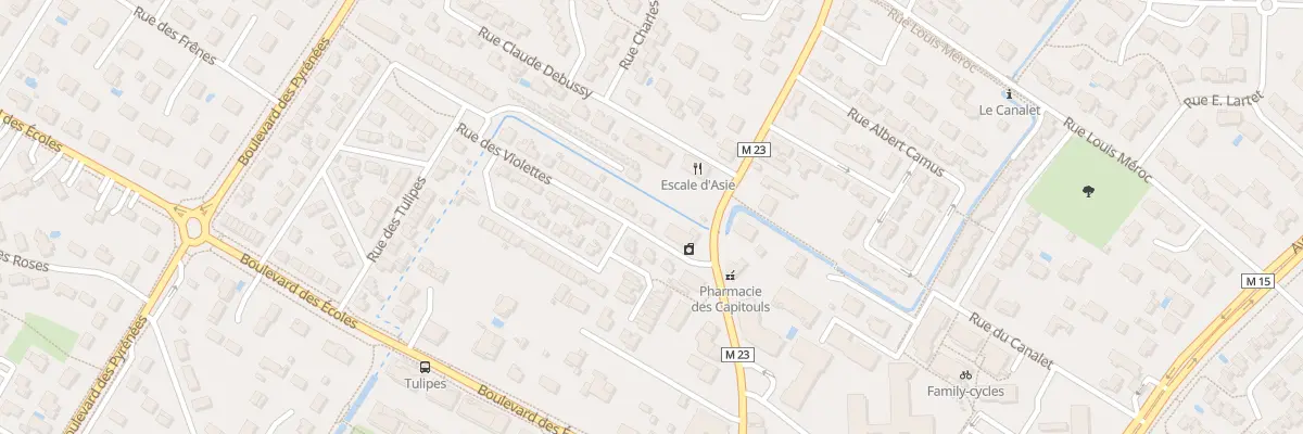Plan du 2 Rue des Violettes à Villeneuve-Tolosane