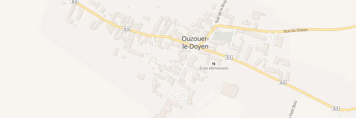 Plan du 2 Rue du Château à Ouzouer-le-Doyen