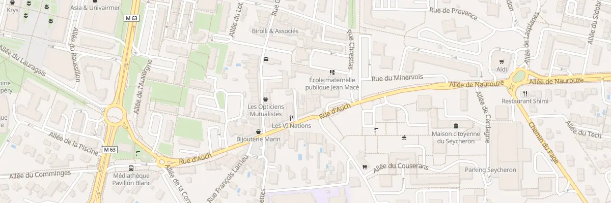 Plan du 8 Rue d’Auch à Colomiers