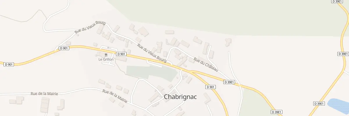 Plan du 5013 Le Bourg à Chabrignac