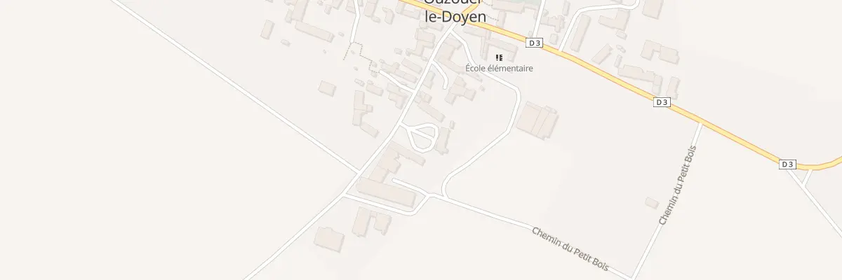 Plan du 9 Rue du Château à Ouzouer-le-Doyen