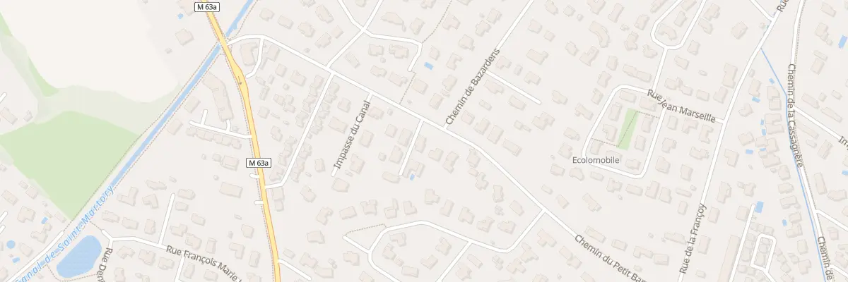 Plan du 39 Rue du Petit Barry à Cugnaux