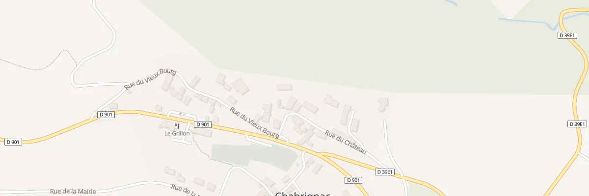 Plan du 5011 Le Bourg à Chabrignac