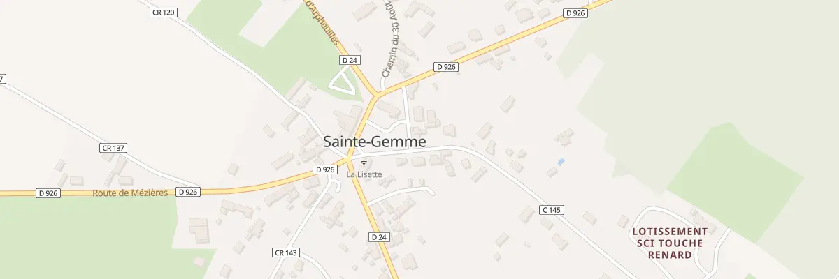 Plan du 5 Pl de l’Eglise à Sainte-Gemme