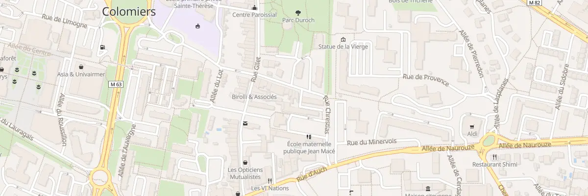 Plan du 18 Rue Chrestias à Colomiers