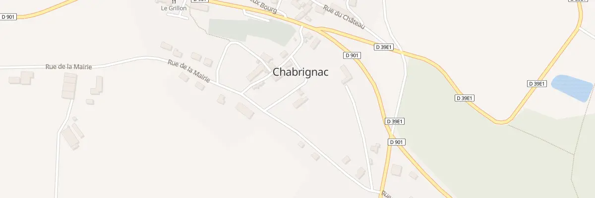 Plan du 5006 Le Bourg à Chabrignac
