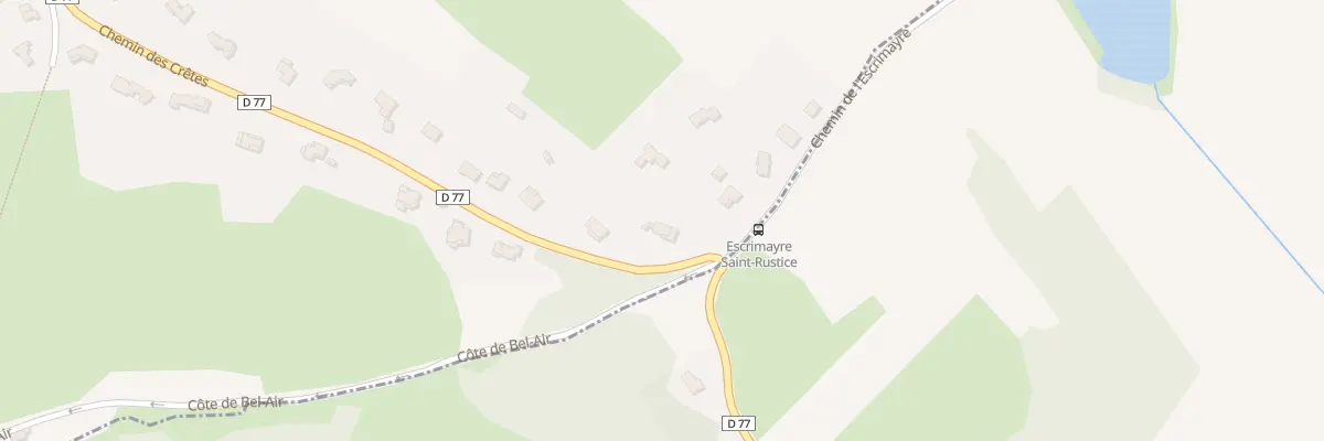 Plan du 35 Che des Crêtes à Saint-Rustice