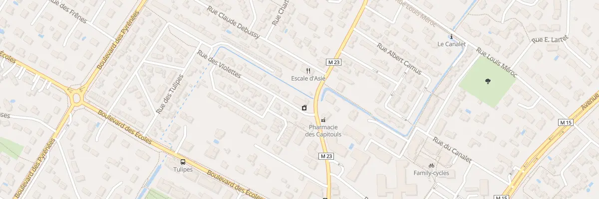 Plan du 2B Rue des Violettes à Villeneuve-Tolosane