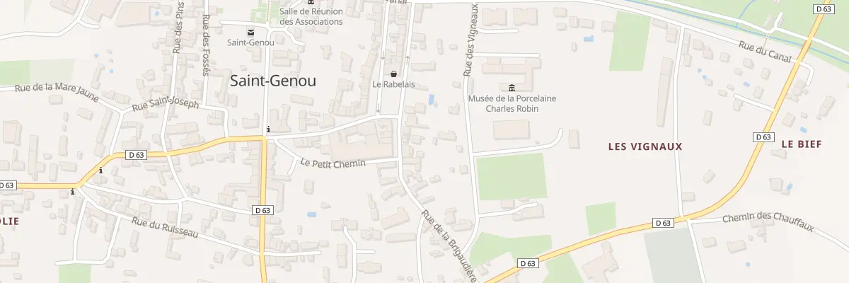 Plan du 5226 Rue de la Brigaudière à Saint-Genou
