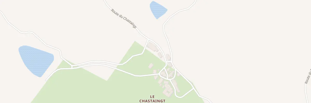 Plan du 878 Rte du Chastaingt à Concèze