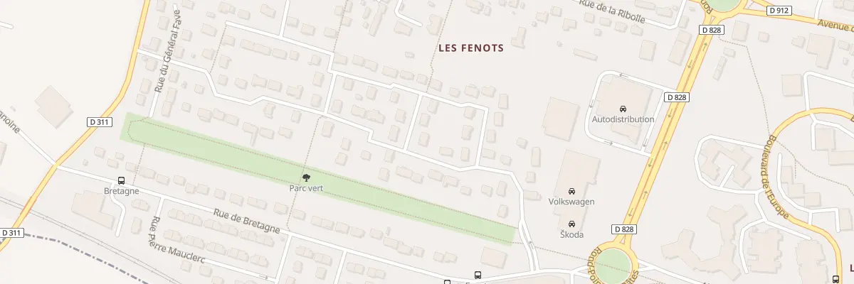 Plan du 2 All Lucien Scordel à Dreux