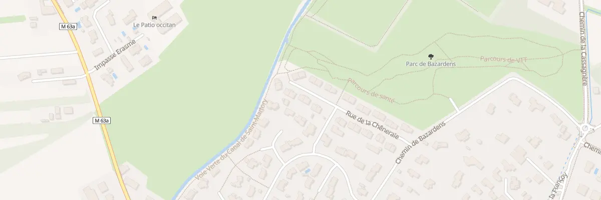 Plan du 14 Rue de la Chêneraie à Cugnaux