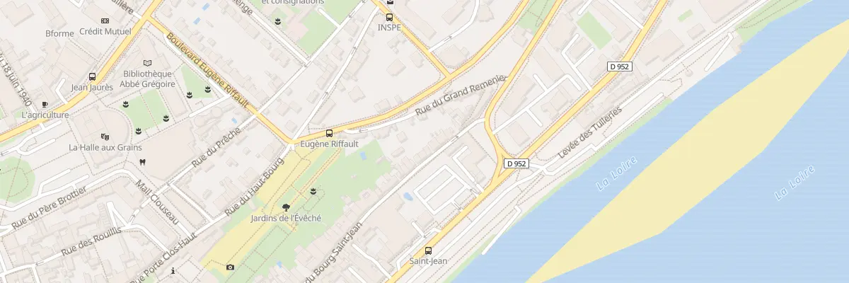 Plan du 68 Rue du Bourg St Jean à Blois