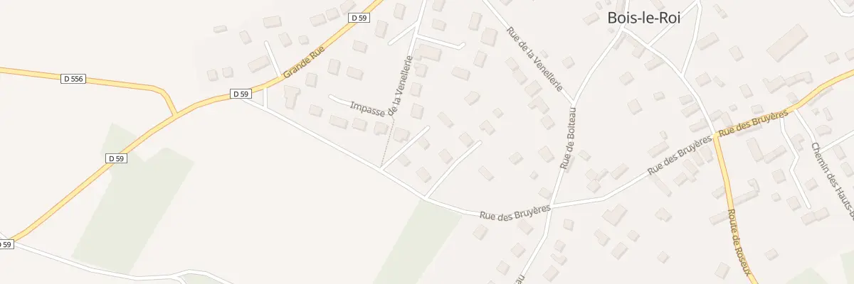 Plan du 42 Rue des Bruyeres à Bois-le-Roi