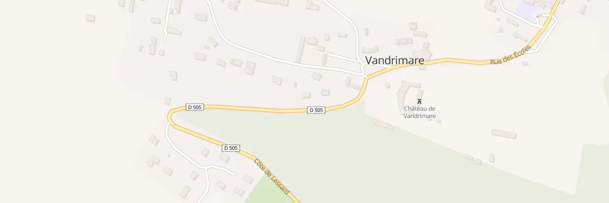 Plan du 5000I Rte Departementale 505 à Vandrimare