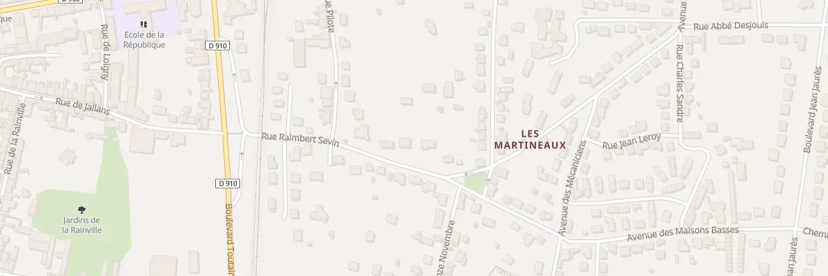 Plan du 14 Rue Raimbert Sevin à Châteaudun