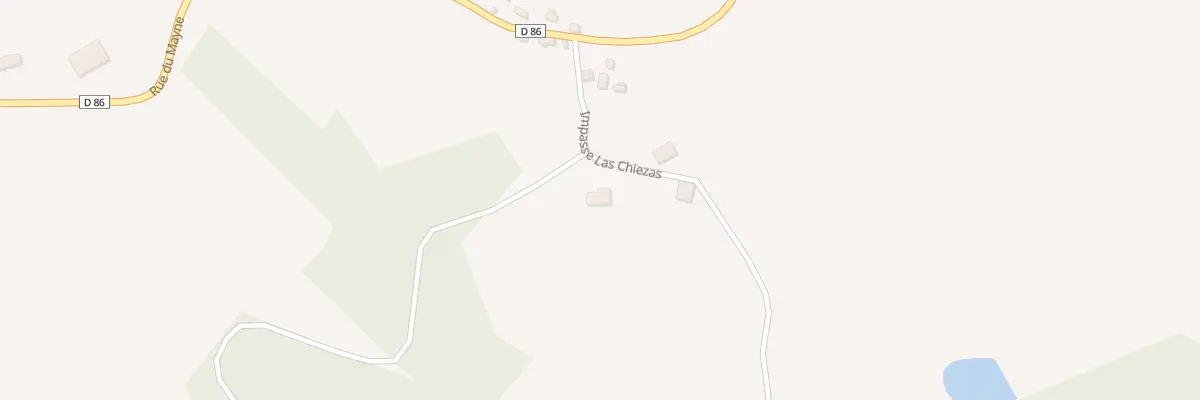Plan du 5071 Las Chiezas à Chabrignac