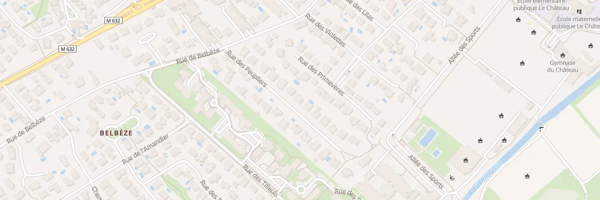 Plan du 14 Rue des Peupliers à Tournefeuille