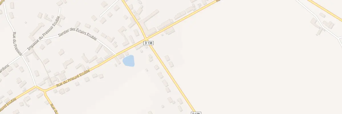 Plan du 5 Rue de la Louviére Theuvy à Tremblay-les-Villages