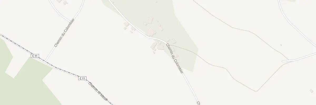 Plan du 295 Che du Colombier à Trespoux-Rassiels