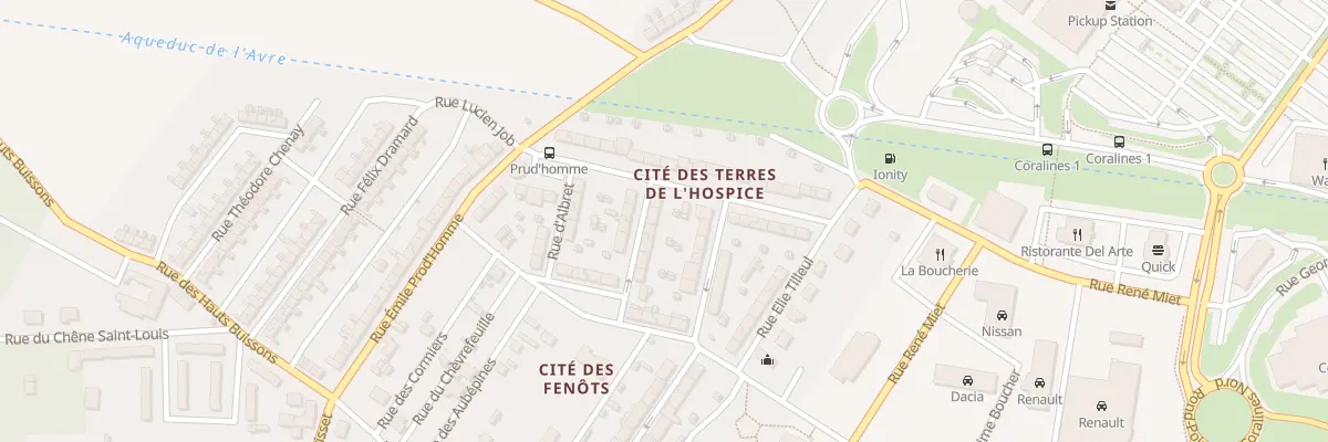 Plan du 18 Rue Philippe Lemaitre à Dreux