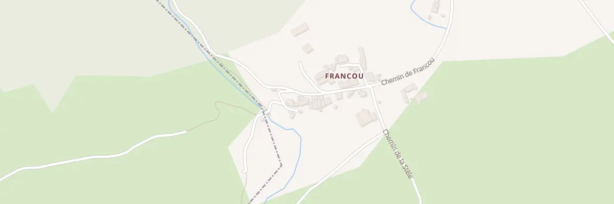 Plan du 8 Che du Lavoir à Allières