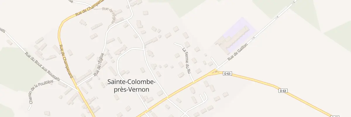 Plan du 5 La Ferme du Ru à Sainte-Colombe-près-Vernon