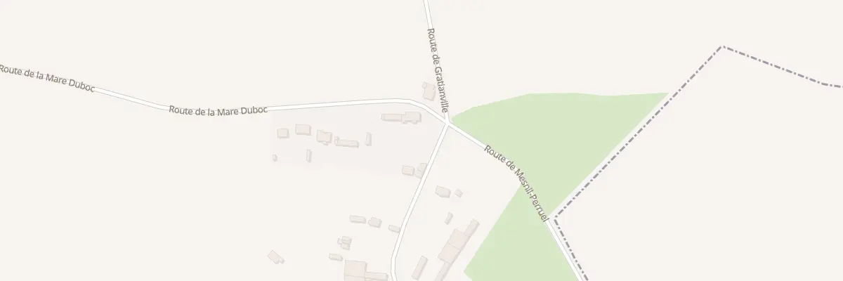 Plan du 1 Rte de la Mare Duboc à Saint-Denis-le-Thiboult