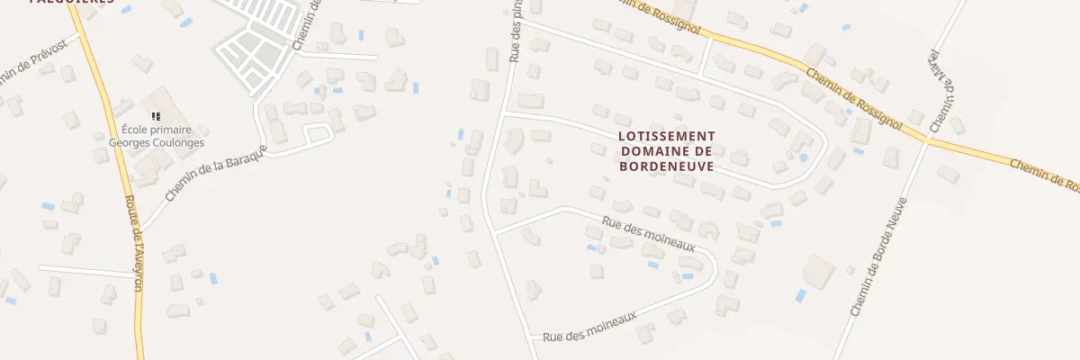 Plan du 59 Rue des Merles à Montauban