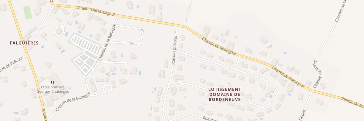 Plan du 2 Rue des Merles à Montauban