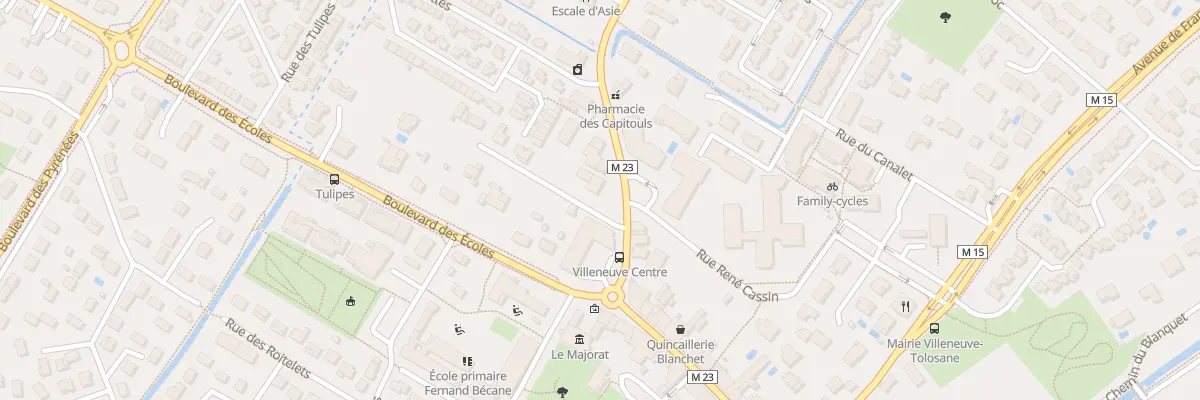 Plan du 3 Av de Cugnaux à Villeneuve-Tolosane