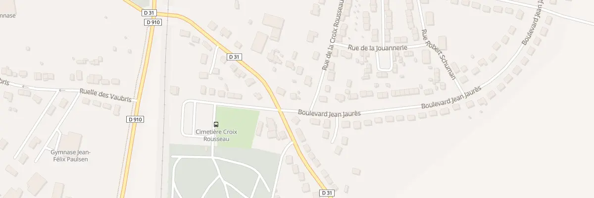 Plan du 121 Bd Jean-jaurès à Châteaudun
