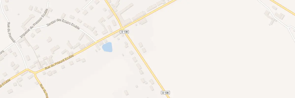Plan du 7 Rue de la Louviére Theuvy à Tremblay-les-Villages