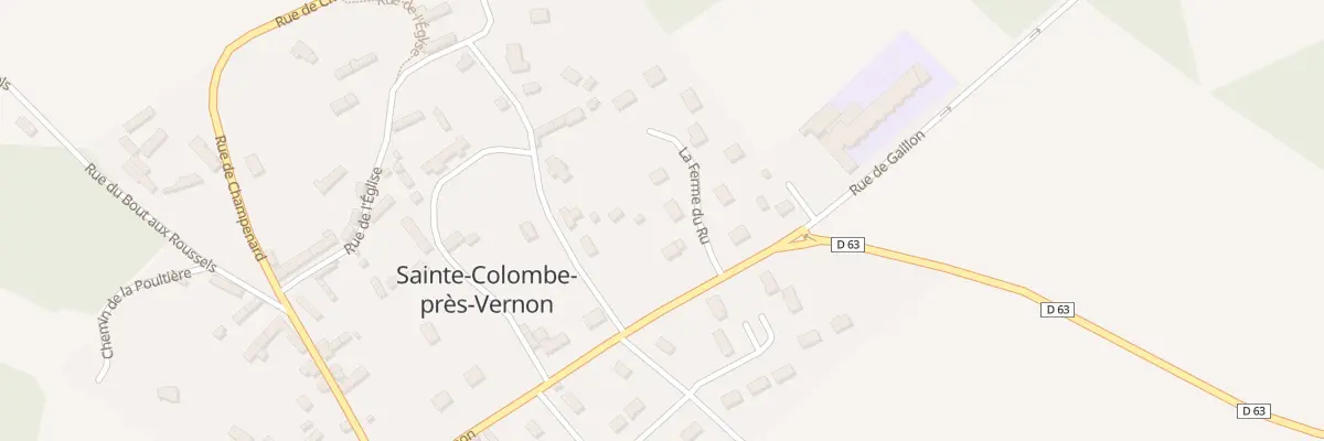 Plan du 3 La Ferme du Ru à Sainte-Colombe-près-Vernon