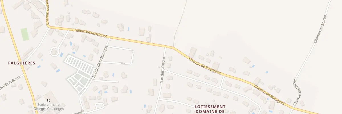 Plan du 1 Rue des Merles à Montauban