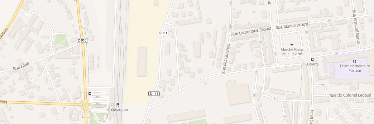 Plan du 4 Rue Bordas à Châteaudun