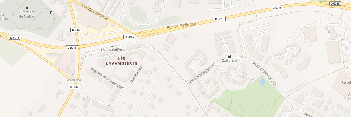 Plan du 7 Rue Georges Brassens à Gaillon