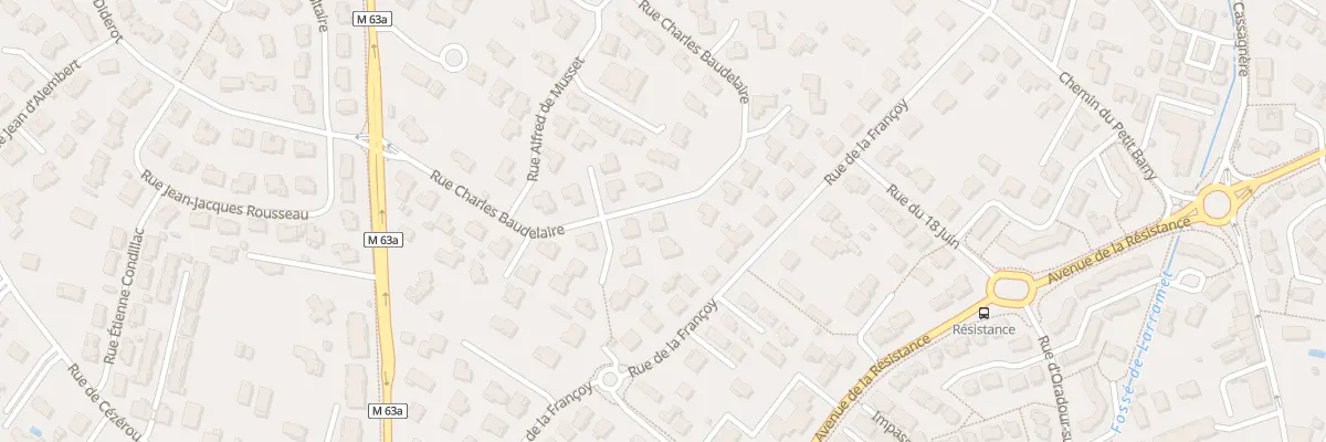 Plan du 31 Rue Charles Baudelaire à Cugnaux